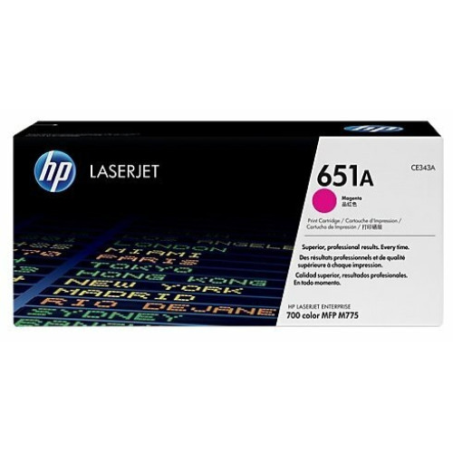 Cartridge HP 651A для LJ 700 Color MFP 775, пурпурный (16 000 стр.)