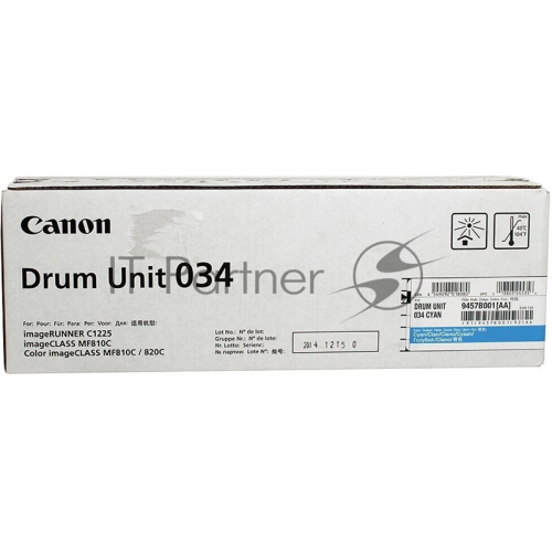 Canon 034 голубой