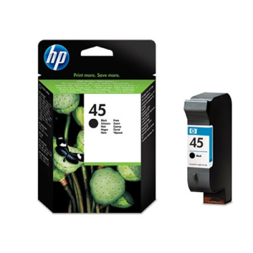 Cartridge HP 45 для Deskjet 710/720/8XX/1600/9xx/DJ1100/1120/1220C/1125C/1600C/cm/6122/6127/9300/1180C, черный (42ml)