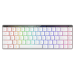 ASUS FALCHION RX LP, 2.4 GHz RF, Bluetooth, 65%, PBT, White