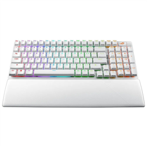 ASUS ROG STRIX SCOPE II 96 WIRELESS, 2.4 GHz RF, Bluetooth, 96%, PBT, White