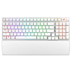 ASUS ROG STRIX SCOPE II 96 WIRELESS, 2.4 GHz RF, Bluetooth, 96%, PBT, White