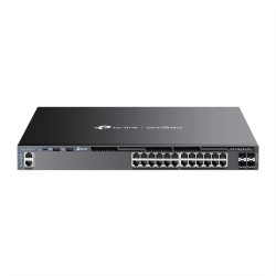 TP-Link SG6428XHP, Стекируемый управляемый коммутатор 3го уровня Omada с 24 гигабитными портами PoE+ и 4 портами SFP+