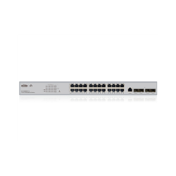 Wi-Tek WI-PCMS528F-L3, управляемый PoE бюджет 370Вт, 24GE PoE, 4SFP+ 10G, Cloud