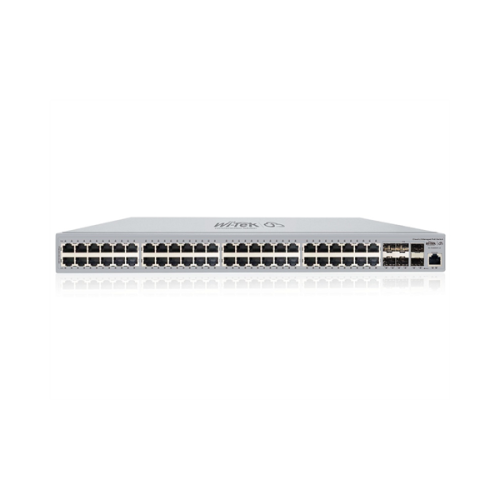 Wi-Tek WI-PCMS554F-L3, управляемый PoE бюджет 370Вт, 48GE PoE, 6SFP+ 10G, Cloud