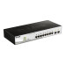 D-Link Управляемый L2 PoE-коммутатор, 8x1000Base-T PoE, 2х1000Base-X SFP, PoE-бюджет 65 Вт, упрощенный интерфейс CLI, Web-интерфейс, SNMP