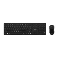 Keyboard and Mouse MSI FORGE K210 Combo, Wireless, Black