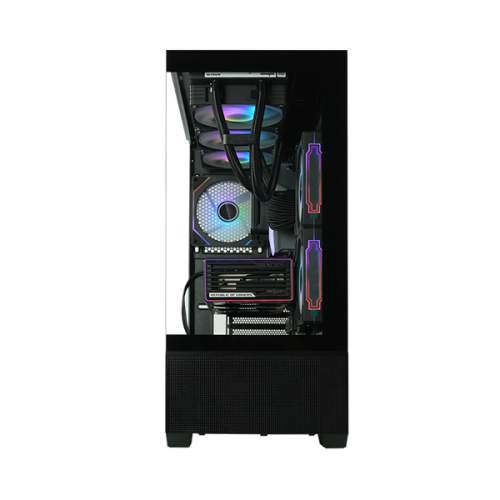 ZALMAN CHRONIX V2, ATX, BLACK, WINDOW, 1xCombo (3.5’’ or 2.5’’), 1x3.5’’HDD, 2x2.5’’SSD, 1xUSB2.0, 1xUSB3.0, 1xUSB Type-C, SIDE 2x120mm ARGB, REAR 1x120mm ARGB