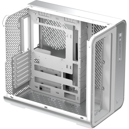 Formula V Line Crystal U7 White, ATX, TYPE-C*1, USB3.0*2, Aluminum + Tempered Glass