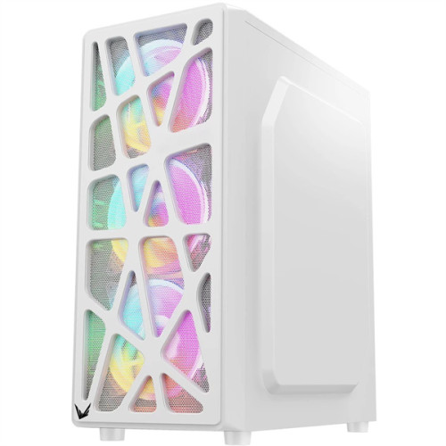 Formula V Line MANA WHITE, ATX, TYPE-C*1, USB2.0*1, USB3.0*1, FRONT 3x120mm FRGB, REAR 1x120mm FRGB