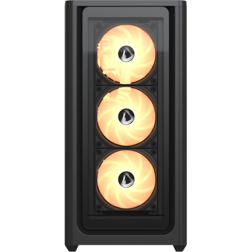 Formula V Line Air Power G9 DUO PA Black, ATX, TYPE-C*1, USB3.0*2, MESH/GLASS FRONT PANEL, FRONT 3x PERFORMANCE ARGB, REAR 1x PERFORMANCE ARGB