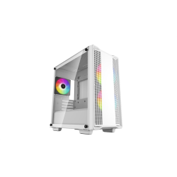 Deepcool CC360 WH ARGB без БП, боковое окно (закаленное стекло), белый, mATX