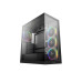 Deepcool CG580 4F V2 без БП, боковое окно (панорама), 4x120mm ARGB PWM вентилятора, черный, ATX (R-CG580-BKADA4-G-2)