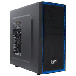Deepcool TESSERACT BF (one black fan) без БП, черный, ATX
