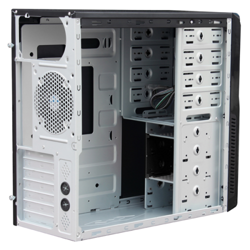 MidiTower Powerman BA833 Black ____ U3.0*2+A(HD) ATX, mATX(без блока питания)
