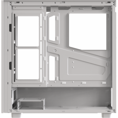 Formula V Line Mana Stone White, ATX, TYPE-C*1, USB2.0*1, USB3.0*1, FRONT 3x120mm FRGB, REAR 1x120mm FRGB