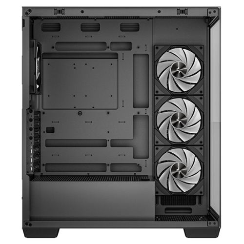 Deepcool CG580 4F без БП, боковое окно (панорама), 4x120mm ARGB PWM вентилятора, черный, ATX (R-CG580-BKADA4-G-1)