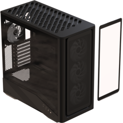 Formula V Line Air Power G9 DUO PA Black, ATX, TYPE-C*1, USB3.0*2, MESH/GLASS FRONT PANEL, FRONT 3x PERFORMANCE ARGB, REAR 1x PERFORMANCE ARGB
