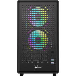 Formula V Line Air Mesh G2 Black, MATX, USB3.0*2, FRONT 2x120mm FRGB, REAR 1x120mm FRGB