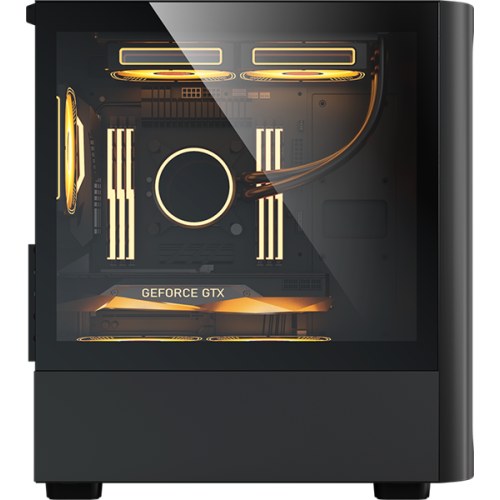 Formula V Line Air Mesh G3 Plus Black, MATX, Type-C*1, USB3.0*2, FRONT 3x120mm FRGB, REAR 1x120mm FRGB