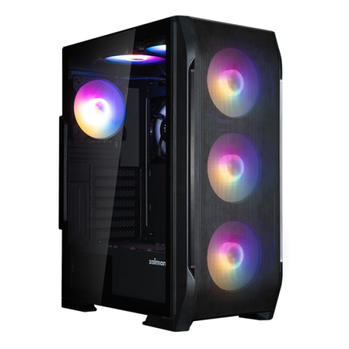 ZALMAN N7 PLUS V2, ATX, BLACK, WINDOW, 1xCombo (3.5” or 2.5”), 1 x 3.5”, 3 x 2.5”, 2xUSB2.0, 1xUSB3.0, FRONT 3x120mm RGB, REAR 1x120mm RGB, TOP 2x120mm RGB, SIDE 1x120mm