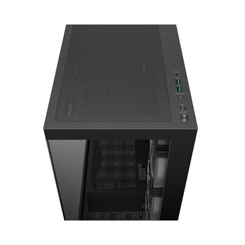 Deepcool CG580 4F V2 без БП, боковое окно (панорама), 4x120mm ARGB PWM вентилятора, черный, ATX (R-CG580-BKADA4-G-2)