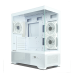ZALMAN CHRONIX V2, ATX, WHITE, WINDOW, 1xCombo (3.5’’ or 2.5’’), 1x3.5’’HDD, 2x2.5’’SSD, 1xUSB2.0, 1xUSB3.0, 1xUSB Type-C, SIDE 2x120mm ARGB, REAR 1x120mm ARGB