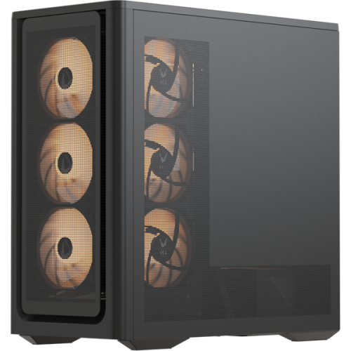 Formula V Line Air Power G9 DUO PA Black, ATX, TYPE-C*1, USB3.0*2, MESH/GLASS FRONT PANEL, FRONT 3x PERFORMANCE ARGB, REAR 1x PERFORMANCE ARGB