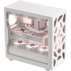 Formula V Line Mana Stone White, ATX, TYPE-C*1, USB2.0*1, USB3.0*1, FRONT 3x120mm FRGB, REAR 1x120mm FRGB