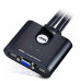 ATEN 2-Port USB VGA Cable KVM Switch with Remote Port Selector (CS22U-A7)