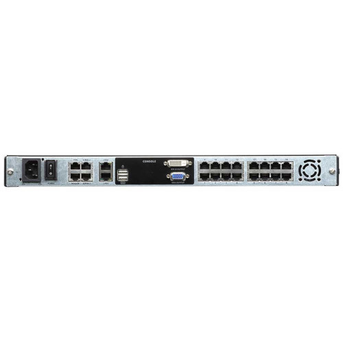 ATEN 1L/1R 16p C5 D.Rail LCD KVM over IP SW