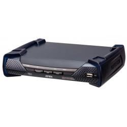 DVI-I Dual Display KVM over IP receiver (Ethernet + Optical)