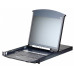 ATEN 1L/1R 16p C5 D.Rail LCD KVM over IP SW