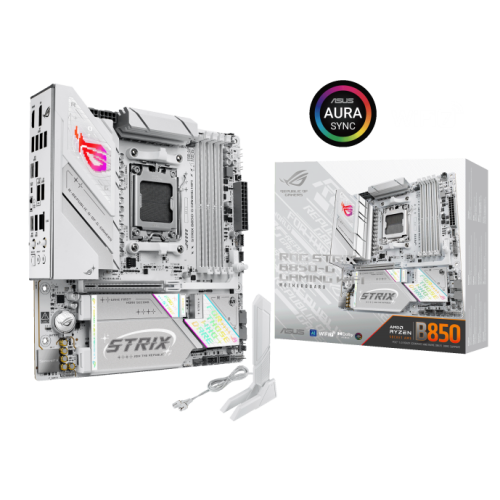 ASUS ROG STRIX B850-G GAMING WIFI, AM5, B850, 4*DDR5, 2*SATA, 4*M.2, 6*USB 3.2, 2*USB 2.0, Type-C, 2*PCIx16, DP+HDMI, ATX; 90MB1M30-M0EAY0