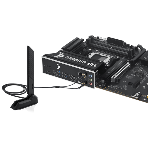 ASUS TUF GAMING B850-E WIFI, AM5, B850, 4*DDR5, 4*SATA, 3*M.2, 4*USB 3.2, 3*USB 2.0, Type-C, 3*PCIx16, 1*PCIx1, DP+HDMI, ATX; 90MB1L20-M0EAY0