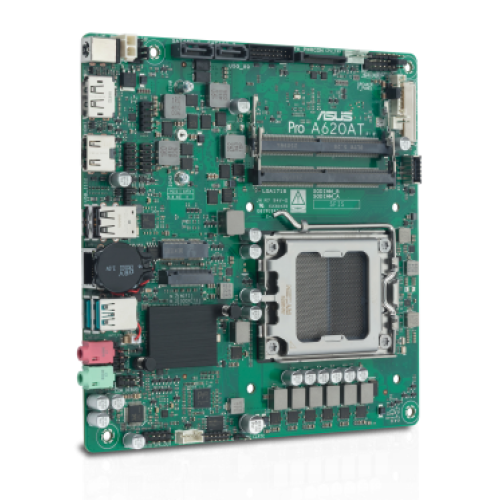 ASUS PRO A620AT-CSM, AM5, A620,  2*DDR5, 2*SATA, 1*M.2, 3*USB 3.2, 7*USB 2.0, Type-C, 1*COM port, Matx; 90MB1L5M-M0EAYC