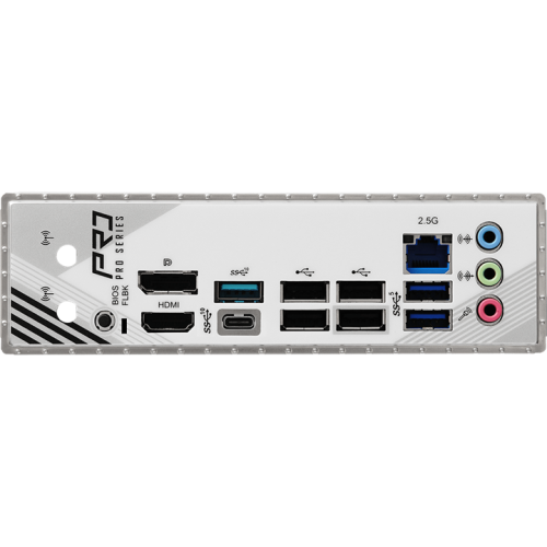 ASROCK B850M PRO RS, AM5, B850, 4*DDR5, 4*SATA, 3*M.2, 4*USB 2.0, 3*USB 3.2, Type-C, 2*PCIx16, 1*M.2 (Key E), HDMI+DP,  mATX