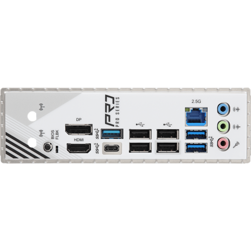 ASROCK A620AM Pro RS, AM5, A620, 4*DDR5, 4*SATA, 3*M.2, 4*USB 2.0, 4*USB 3.2, Type-C, 2*PCIx16, 1*M.2 (Key E), HDMI+DP, mATX