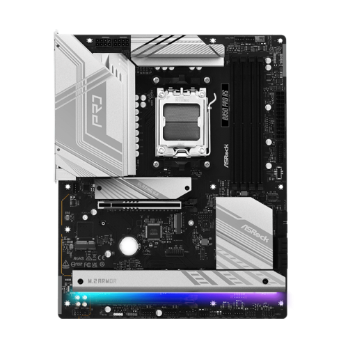 ASROCK B850 PRO RS , AM5, B850, 4*DDR5, 4*SATA, 4*M.2, 6*USB 2.0, 4*USB 3.2, 2*Type-C, 2*PCIx16, 1*M.2 (Key E), HDMI, ATX