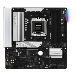 ASROCK B850M PRO RS, AM5, B850, 4*DDR5, 4*SATA, 3*M.2, 4*USB 2.0, 3*USB 3.2, Type-C, 2*PCIx16, 1*M.2 (Key E), HDMI+DP,  mATX
