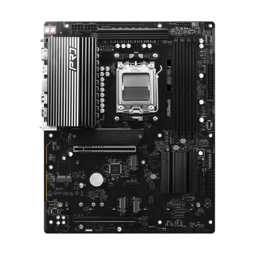 ASROCK B850 PRO-A, AM5, B850, 4*DDR5, 4*SATA, 4*M.2, 6*USB 2.0, 4*USB 3.2, 2*Type-C, 2*PCIx16, 1*M.2 (Key E), HDMI, ATX