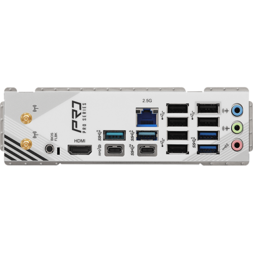 ASROCK B850 PRO RS WIFI, AM5, B850, 4*DDR5, 4*SATA, 4*M.2, 6*USB 2.0, 4*USB 3.2, 2*Type-C, 2*PCIx16, 1*M.2 (Key E), HDMI, ATX