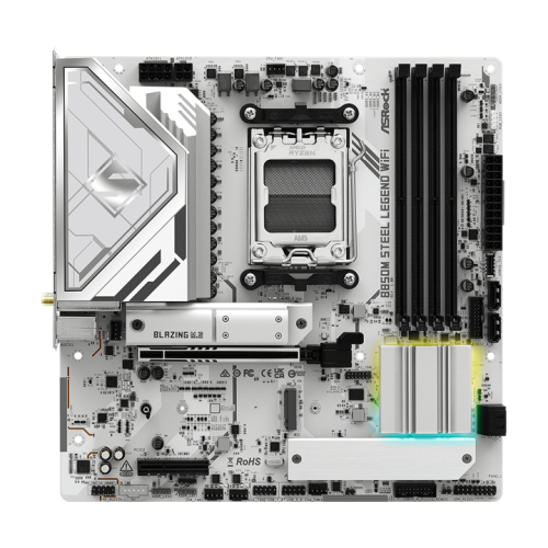 ASROCK B850 PRO-A, AM5, B850, 4*DDR5, 4*SATA, 3*M.2, 4*USB 2.0, 3*USB 3.2, Type-C, 2*PCIx16, 1*M.2 (Key E), HDMI+DP,  mATX