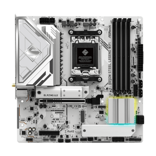 ASROCK B850 PRO-A, AM5, B850, 4*DDR5, 4*SATA, 3*M.2, 4*USB 2.0, 3*USB 3.2, Type-C, 2*PCIx16, 1*M.2 (Key E), HDMI+DP,  mATX