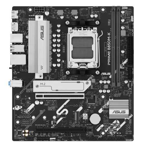 ASUS PRIME B850M-K, AM5, B850, 2*DDR5, 4*SATA, 2*M.2, 4*USB 3.2, 4*USB 2.0, 3*PCIx16, 2*PCIx1, DP+HDMI, mATX