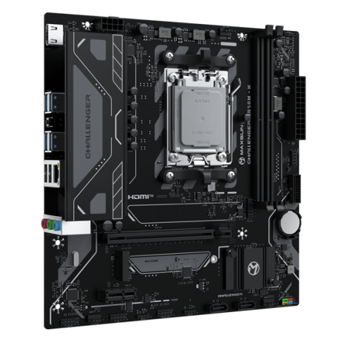 MAXSUN MS-Challenger B850M-K, AM5, B850, 2*DDR5, 2*SATA3, M.2, 4*USB 3.2, 2*USB 2.0, 1*PCIEx16, 1*PCIEx1, DP+HDMI, mATX