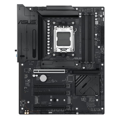 ASUS X870 MAX GAMING WIFI7, AM5, X870, 4*DDR5,  4*SATA, 3*M.2, 4*USB 3.2, 4*USB 2.0, 2*Type-C, 5*PCIx16, HDMI, ATX; 90MB1LY0-M0EAY0