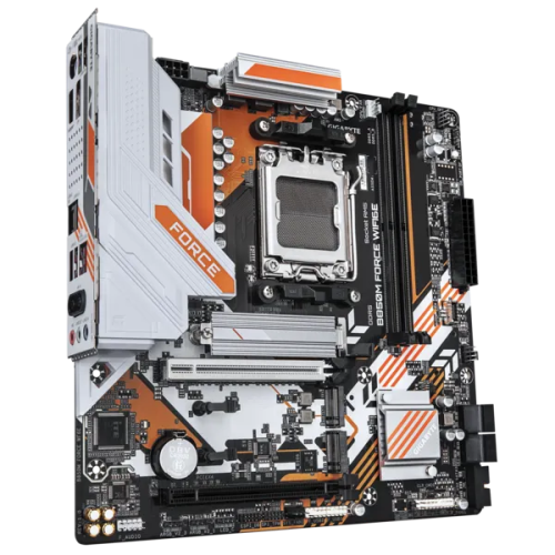 GIGABYTE B850M FORCE WF6E , AM5, B850, 2*DDR5, 4*SATA, 3*M.2, 3*USB 3.2, 2*USB 2.0, Type-C, 2*PCIx16, 1*PCIx1, DP+HDMI, mATX
