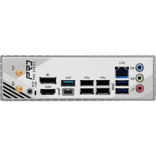 ASROCK B850M PRO RS WIFI, AM5, B850, 4*DDR5, 4*SATA, 3*M.2, 4*USB 2.0, 3*USB 3.2, Type-C, 2*PCIx16, 1*M.2 (Key E), HDMI+DP,  mATX