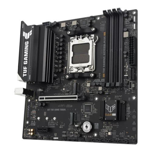 ASUS TUF GAMING A620AM-PLUS, AM5, A620A, 4*DDR5, 4*SATA, 2*M.2, 2*USB 3.2, 4*USB 2.0, 1*PCIx16, 1*PCIx1, 2*DP+HDMI, mATX;